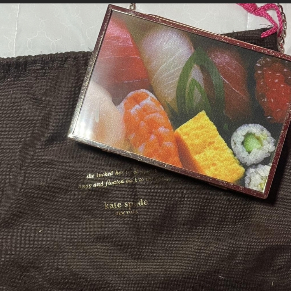 Storybook! Kate Spade New York Hello Tokyo Bento Box Clutch. collector's Piece!!